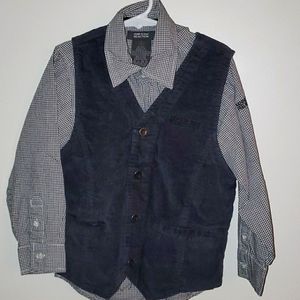 Boys Dress Shirt and Vest